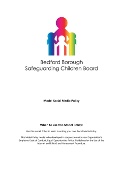 A model policy template can be found here which you can adopt for