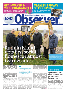 Rathlin Island gets first social homes for almost two decades