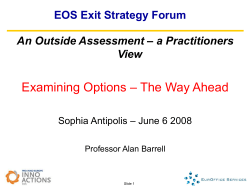 Emerging Technologies