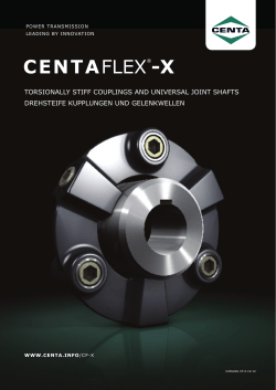 centaflex&reg;-x - CENTA Power Transmission