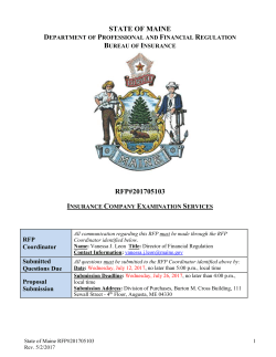 MAINE Division of Purchases