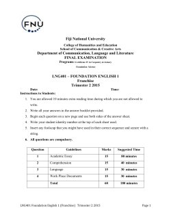 Revision Trimester 1 2015 File