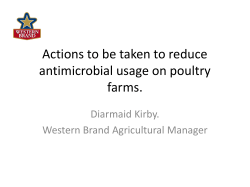Diarmaid Kirby - Actions to be taken to reduce antimicrobial usage