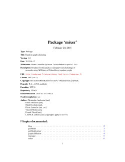 Package `mixer`