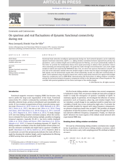 On spurious and real fluctuations of dynamic functional connectivity