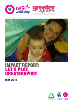 IMPACT REPORT: LET`S PLAY, GREATERSPORT