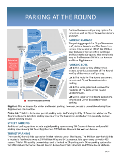 Parking at The Round.pub - Beaverton Round Executive Suites