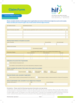 Claim Form