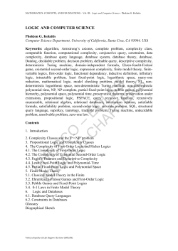 Logic and Computer Science