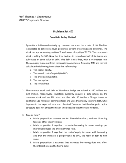 Prof. Thomas J. Chemmanur