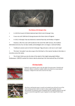 The History of St George