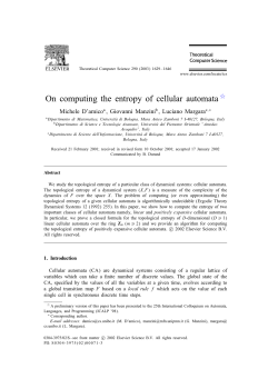 On computing the entropy of cellular automata