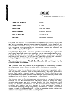 Full Decision - New Zealand Advertising Standards Authority