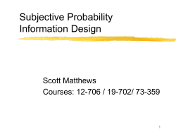 Subjective Probability