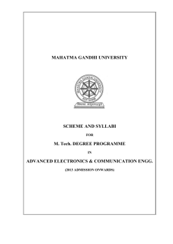advanced electronics and communication engineering