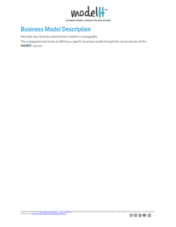 modelH Business Model Canvas Template