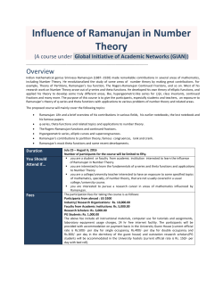 Influence of Ramanujan in Number Theory