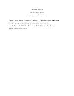 2017 Adult Volleyball Women`s Power Tourney Team with best