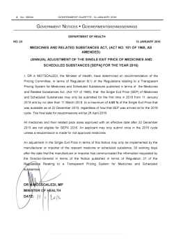 as amended &raquo; [Annual adjustment of the single exit price