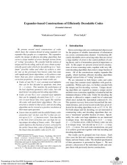 Expander-based constructions of efficiently
