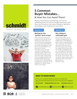 5 Common Buyer Mistakes&hellip;