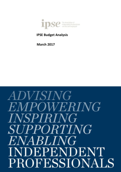 For IPSE members who pay themselves a salary somewhere around