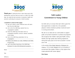 Faith Call to Action Card