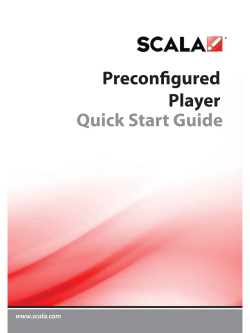 2.0 Basic Hardware Player setup steps