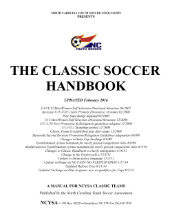 the classic soccer handbook