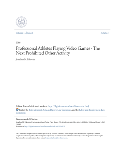 Professional Athletes Playing Video Games