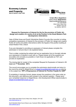 Address - South Oxfordshire District Council