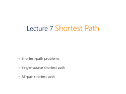 All-pair shortest path.