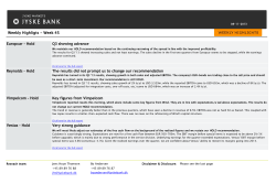 Hold The results did not prompt us to change our recommendation