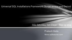 Universal_SQL_Installations_Framework