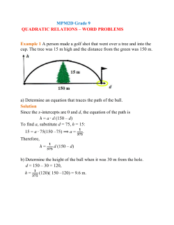 MPM 2D Quadratic Relations