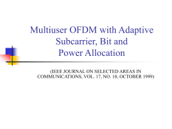 Multiuser OFDM with Adaptive Subcarrier, Bit and Power Allocation