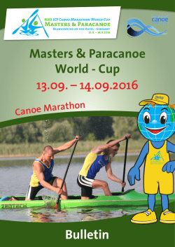 Bulletin Canoe Marathon