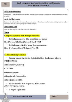 CPCS202 - The Lab Note
