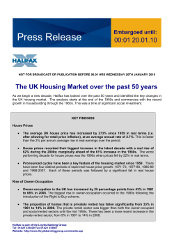 50 Years Of Housing UK