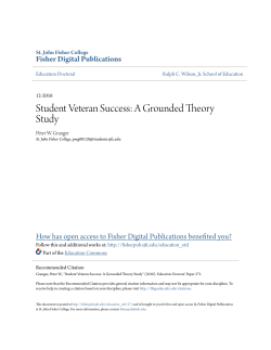 Student Veteran Success: A Grounded Theory Study