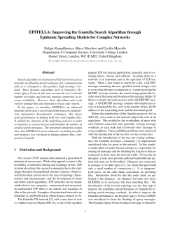 EPITELLA: Improving the Gnutella Search Algorithm through