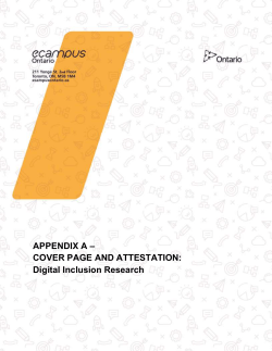 Digital Inclusion Research