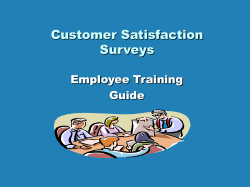 Customer Satisfaction Survey