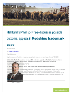 Hall Estill`s Phillip Free discusses possible outcome, appeals in