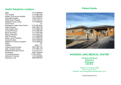 Patient Guide HICKINGS LANE MEDICAL CENTRE