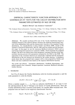 Empirical characteristic function approach to goodness-of