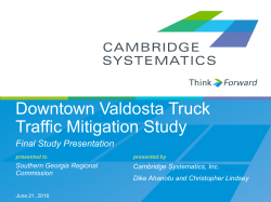Downtown Valdosta Truck Mitigation