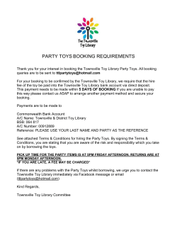 party-toy-tc - Townsville Toy Library