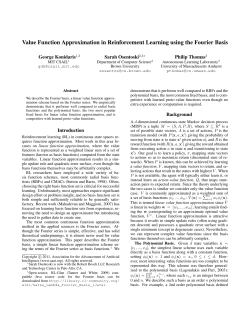 Value Function Approximation in Reinforcement