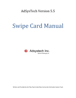 Swipe Card Management - Pikes Peak United Way